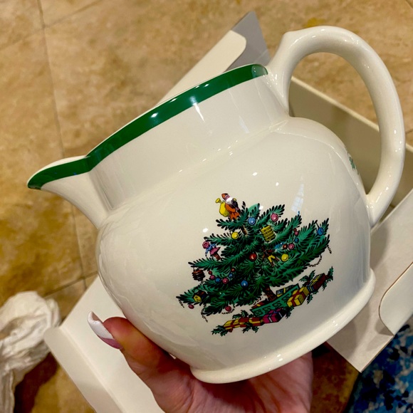 Spode Christmas Tree Water/Sauce Jug new in box - Picture 3 of 3